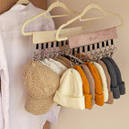 Suede Hat Storage Clip Hanger
