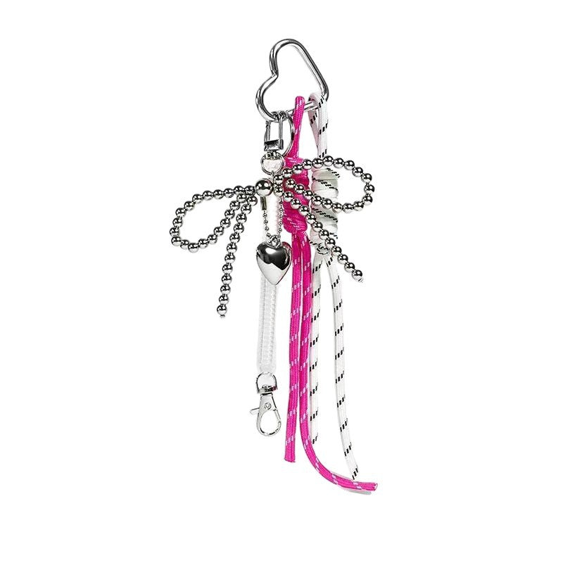 Leopard Bow Bag Charm Keychain - Modomu