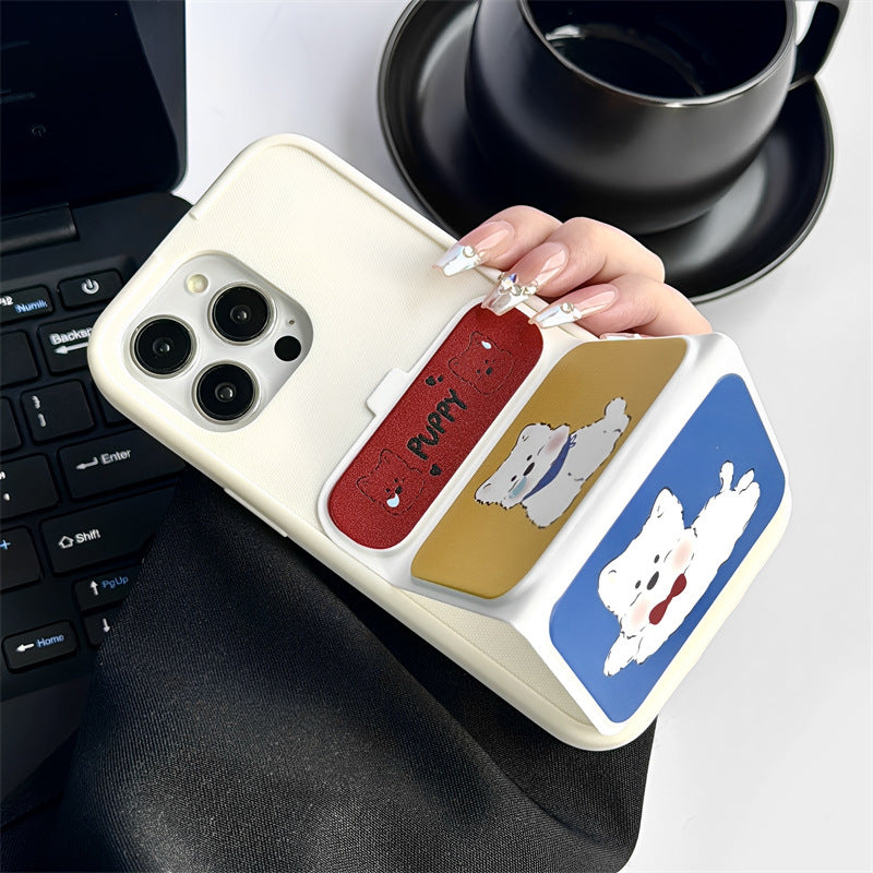 Puppy Stand Phone Case