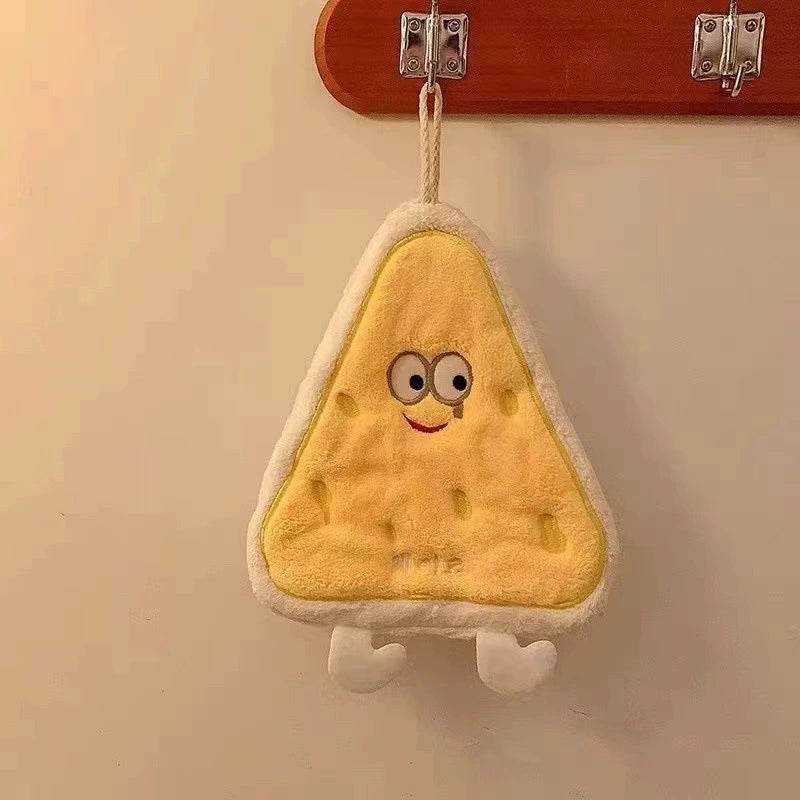 Cheese Shaped Hanging Hand Towel - Modomu