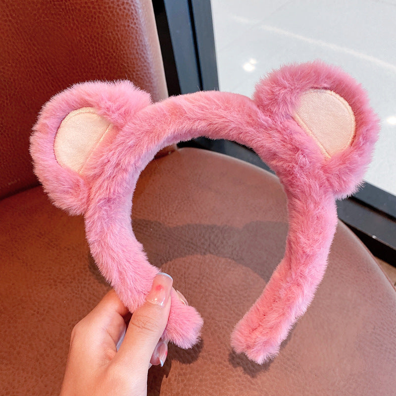 Cute Bear Plush Headband - Modomu