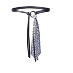 Retro Pattern Silk Scarf Belt