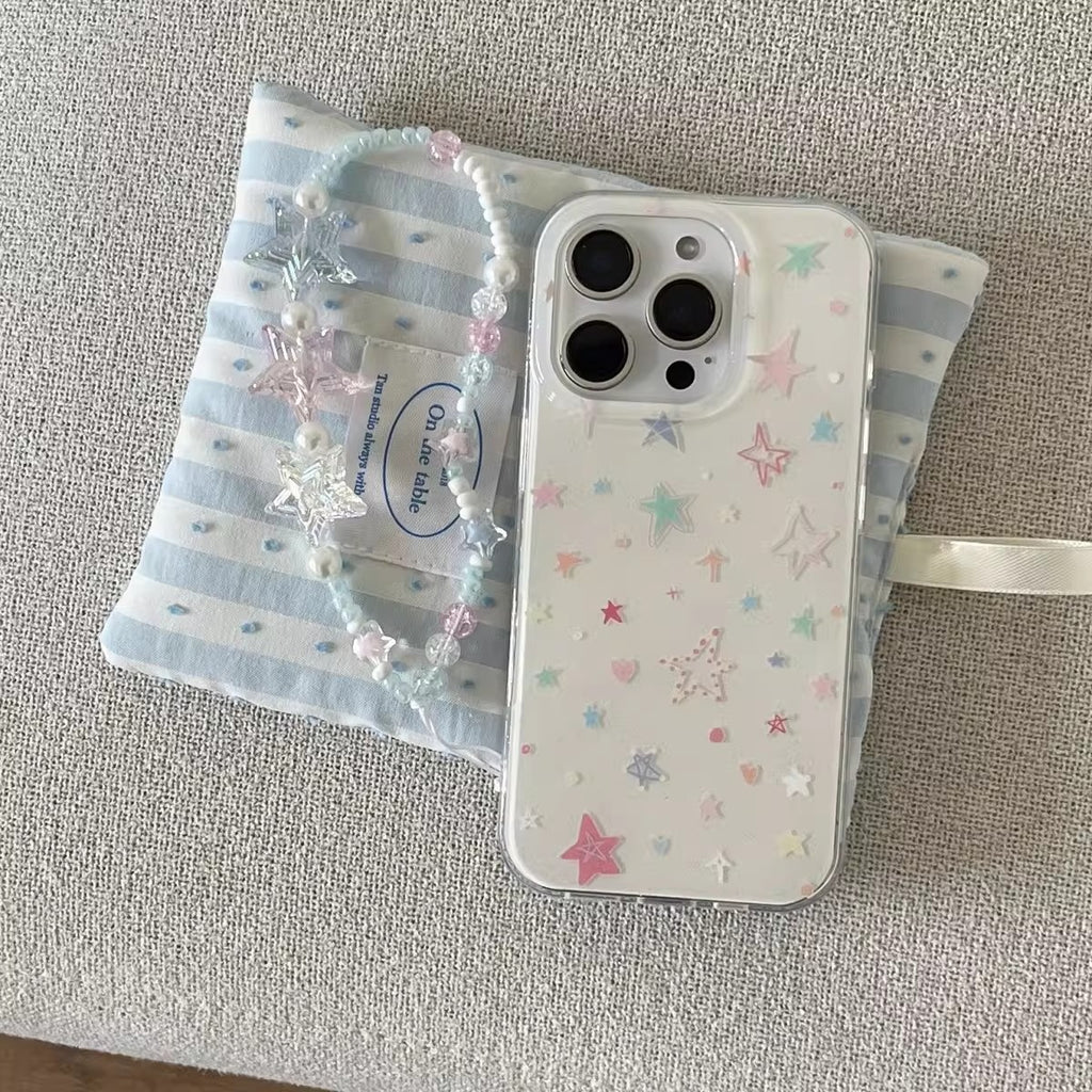 Pastel Starfall iPhone Case