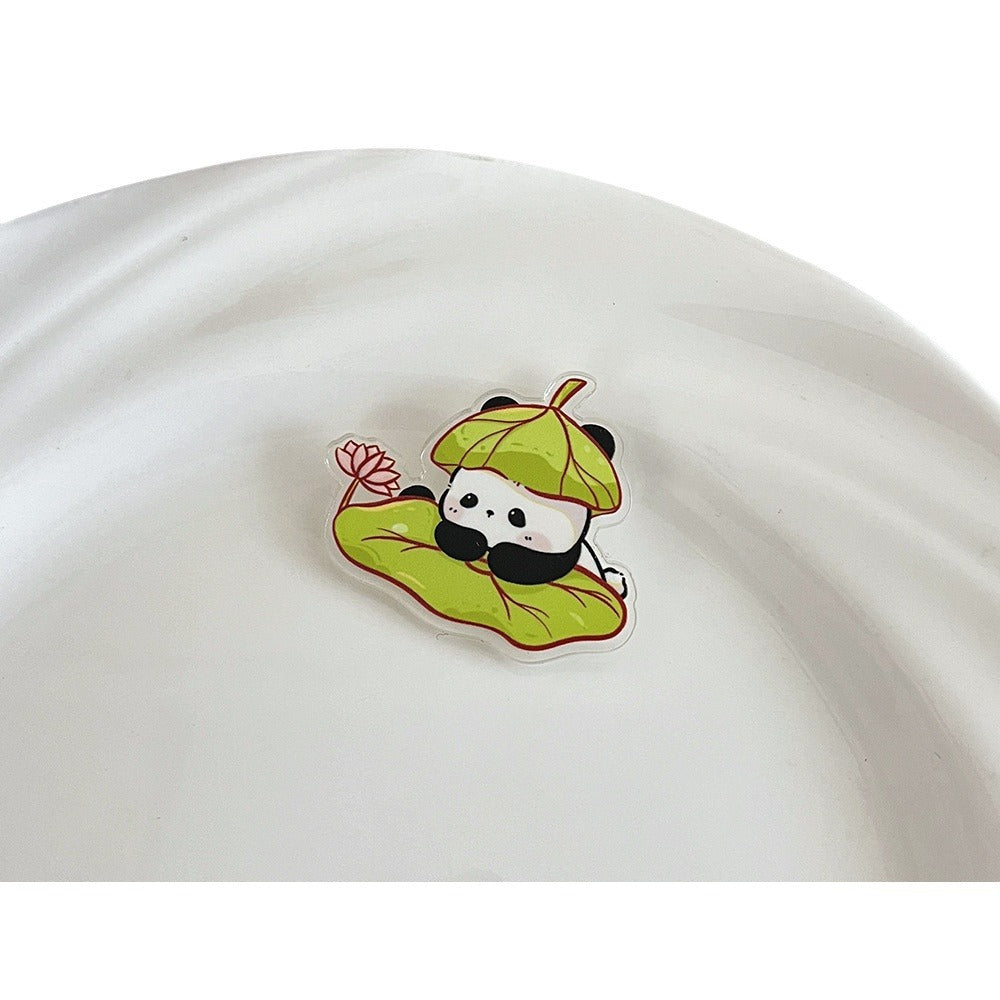Cute Panda Cartoon Brooch Pin - Modomu