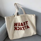 Slogan Canvas Tote