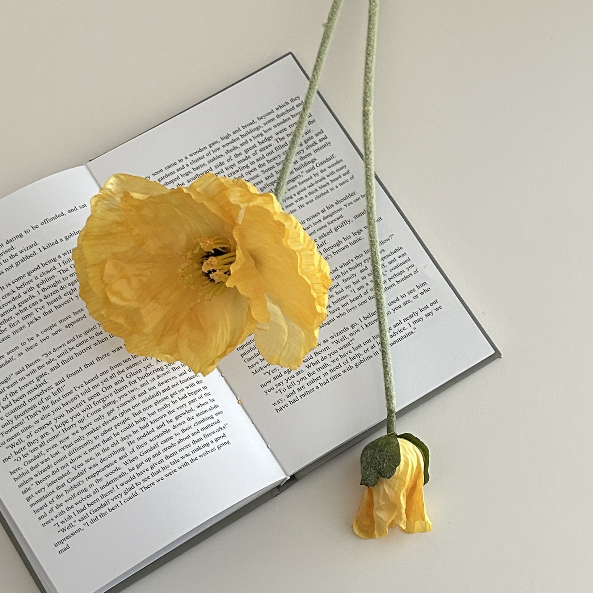 Realistic Poppy Silk Stems - Modomu