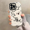 Doodle Pet Puff iPhone Case