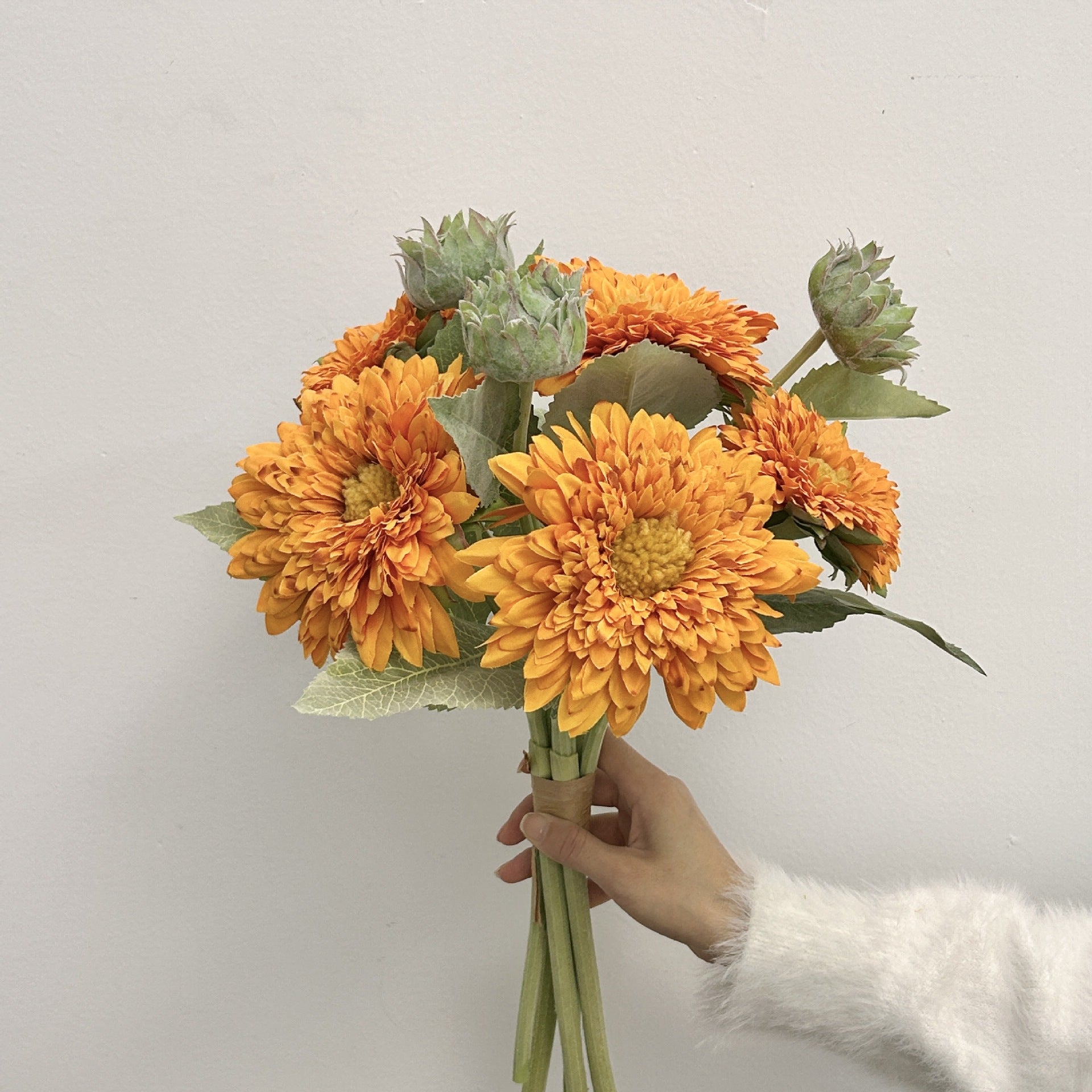 Sunflower Faux Flower Bouquet Decor - Modomu