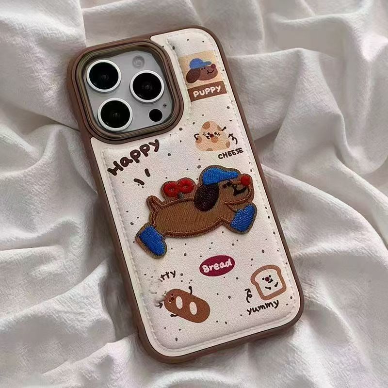 Embossed Puppy iPhone Case - Modomu