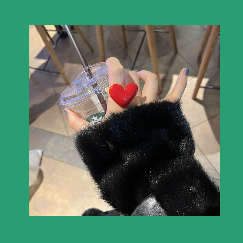 Exaggerated Floral Heart Ring - Modomu