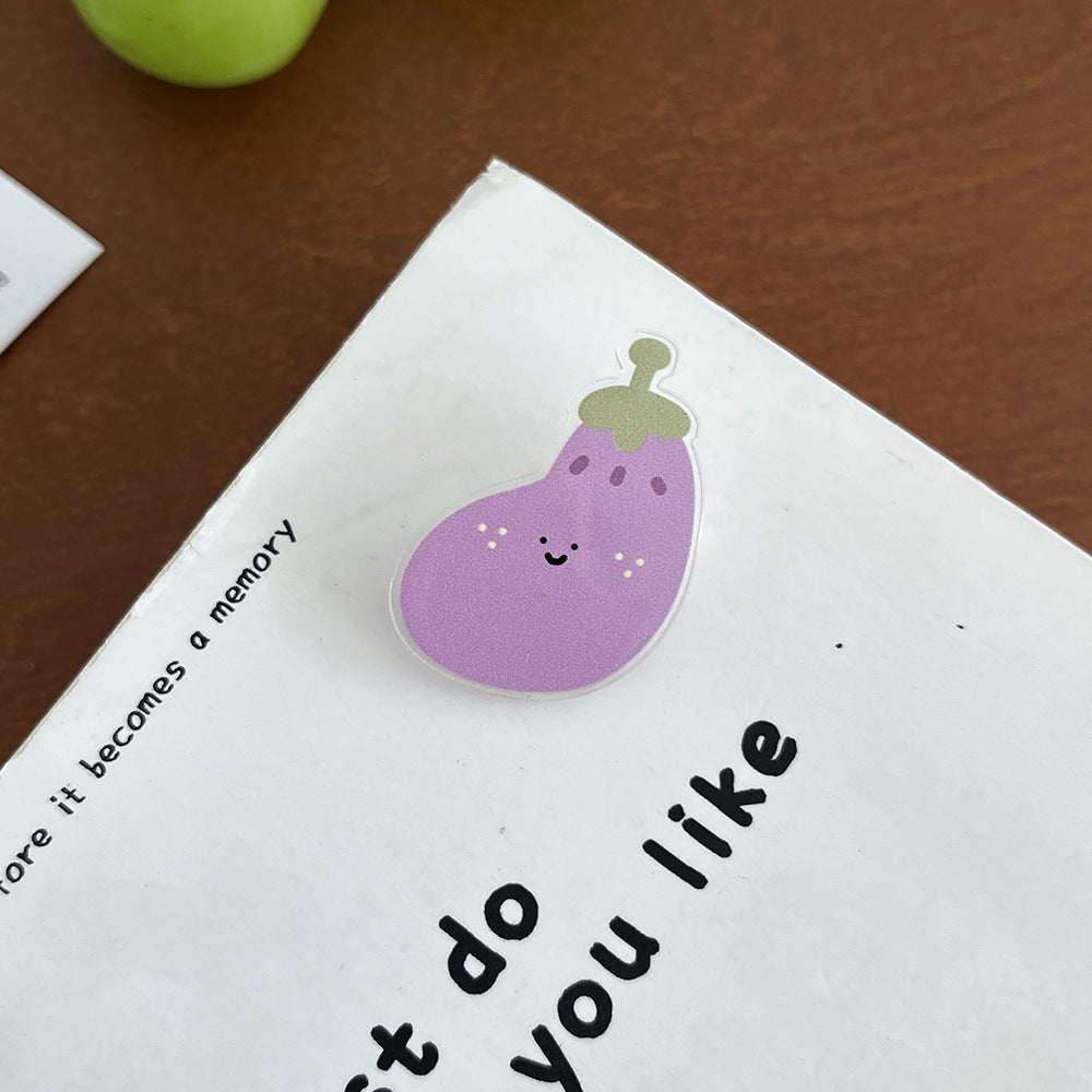 Cute Vegetable Acrylic Brooch - Modomu