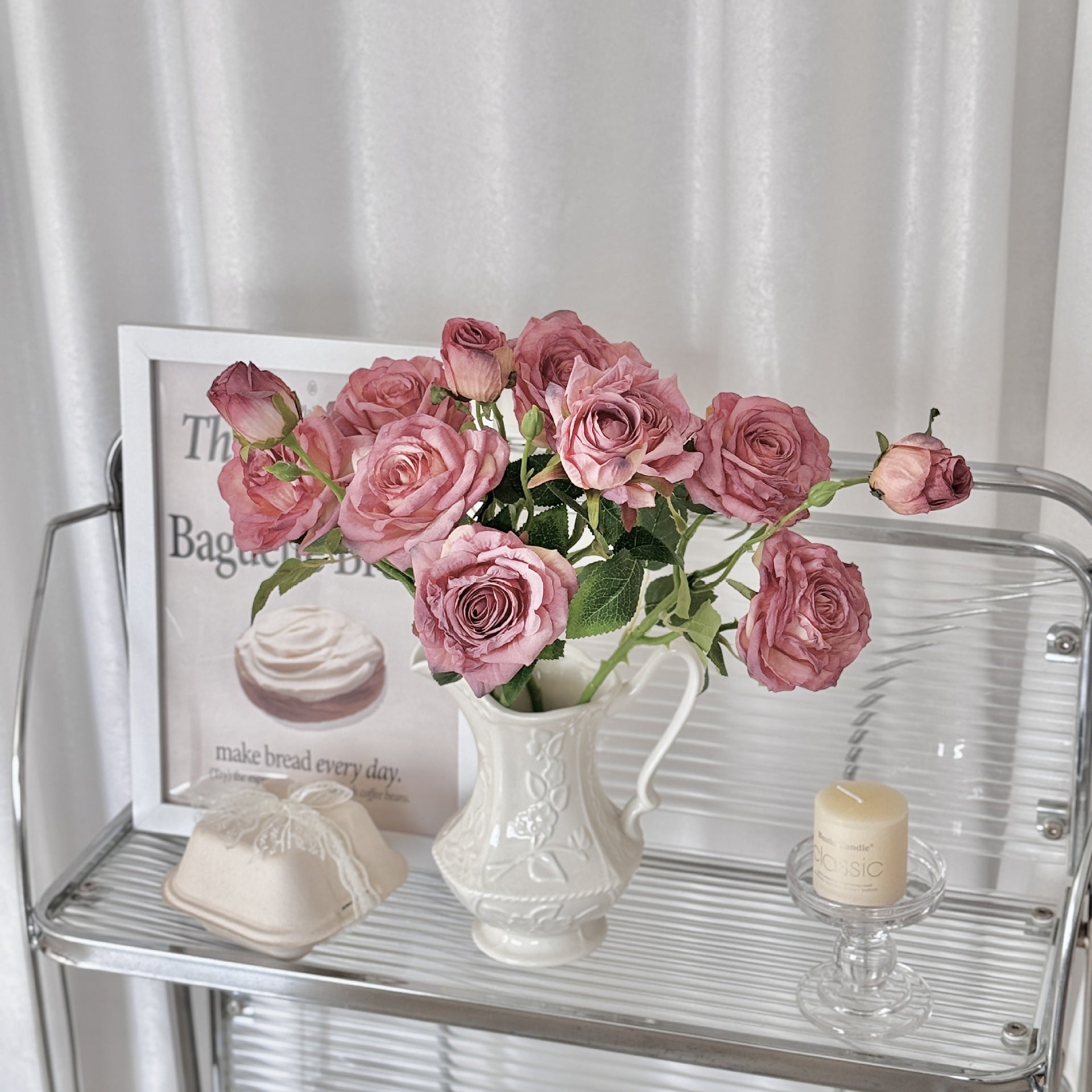 Retro Burnt Edge Rose Bouquet - Modomu