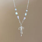 Bow Star Pearl Necklace - Modomu