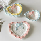 Heart Shaped Ceramic Dessert Plate - Modomu