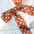 Retro Polka Dot Silk Tie - Modomu