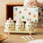 Ceramic Seasoning Storage Jar