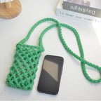 Crochet Openwork Phone Pouch