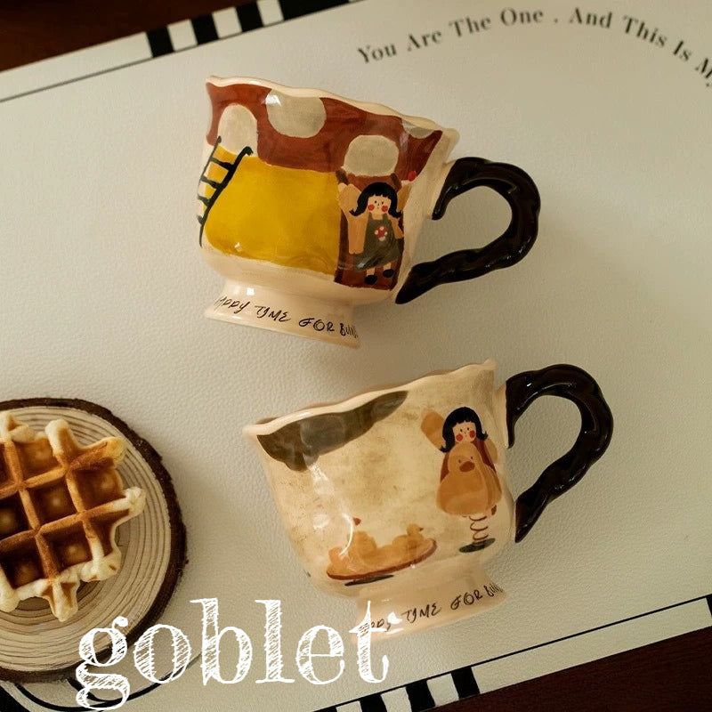 Ceramic Goblet Style Water Mug - Modomu