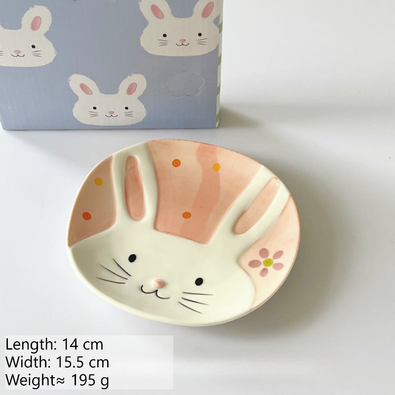 Cute Rabbit Ceramic Rice Bowl - Modomu