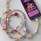 Rainbow Braided Earphone Cord Kit