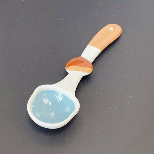 Ceramic Long Handle Spoon