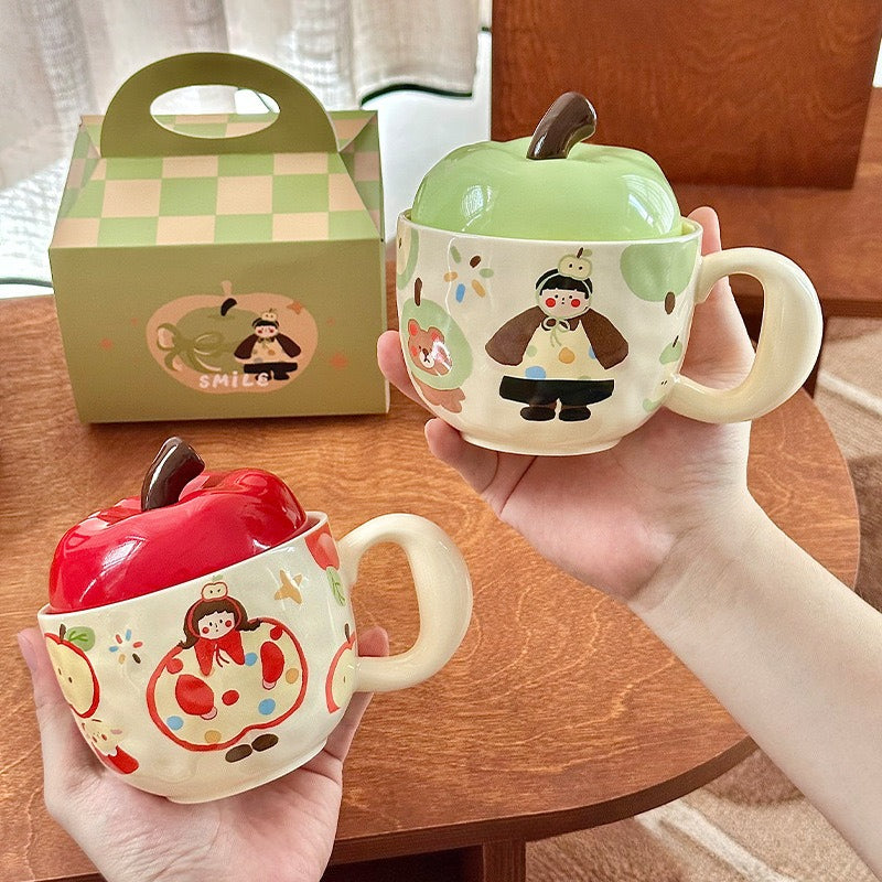 Ceramic Mug With Lid Charm - Modomu