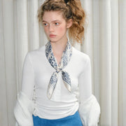 Cashew Fruit Retro Silk Scarf