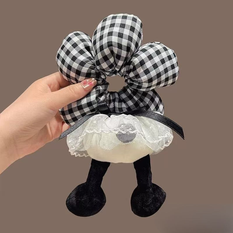 Doll Flower Scrunchie Hair Tie - Modomu