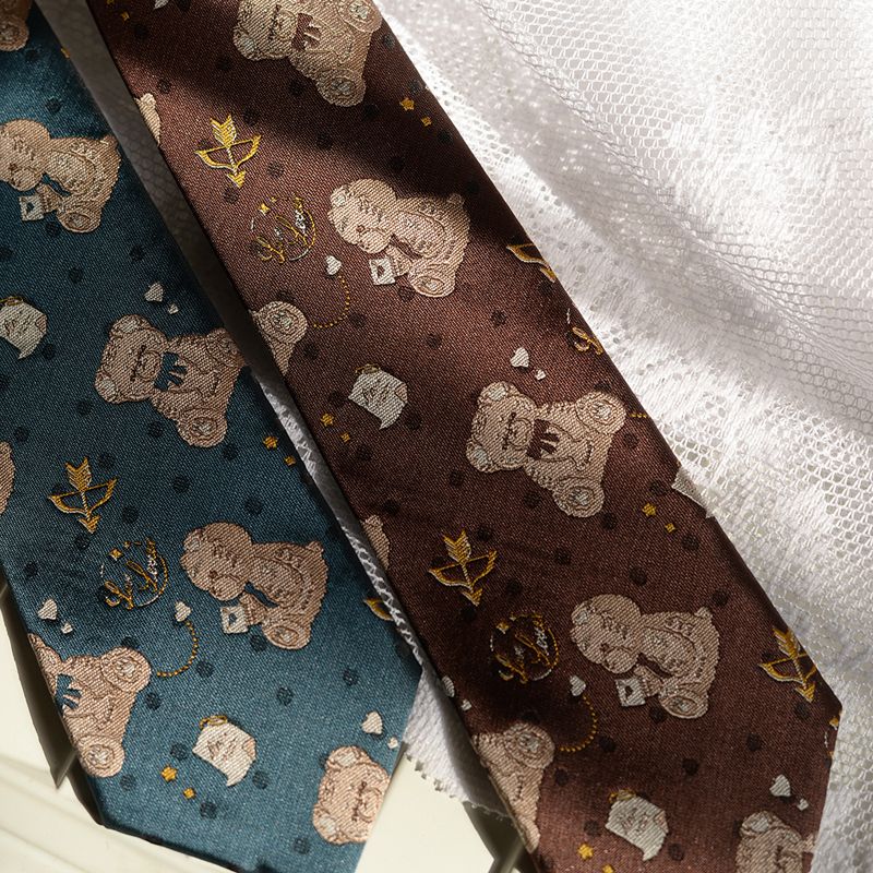 Bear Motif Fashion Necktie - Modomu