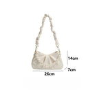 Pleated Cloud Pearl Bag