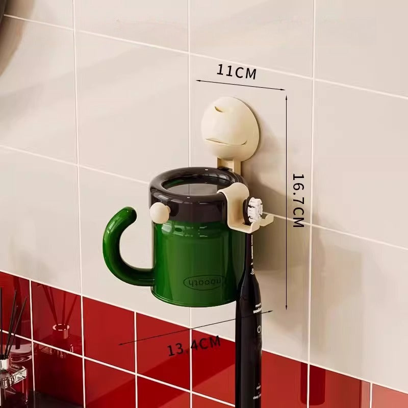 Magnetic Toothbrush Rack Cup Set