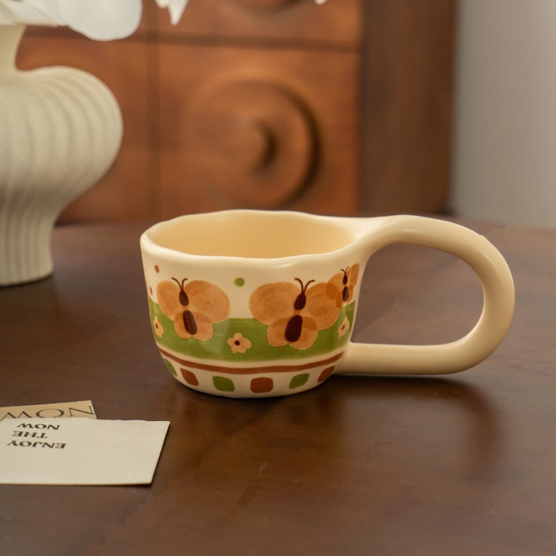 Pastoral Ceramic Lidded Mug - Modomu