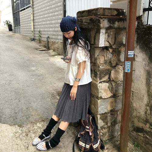 Retro Headscarf with Polka Dots - Modomu