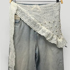 Jacquard Mesh Lace Headscarf