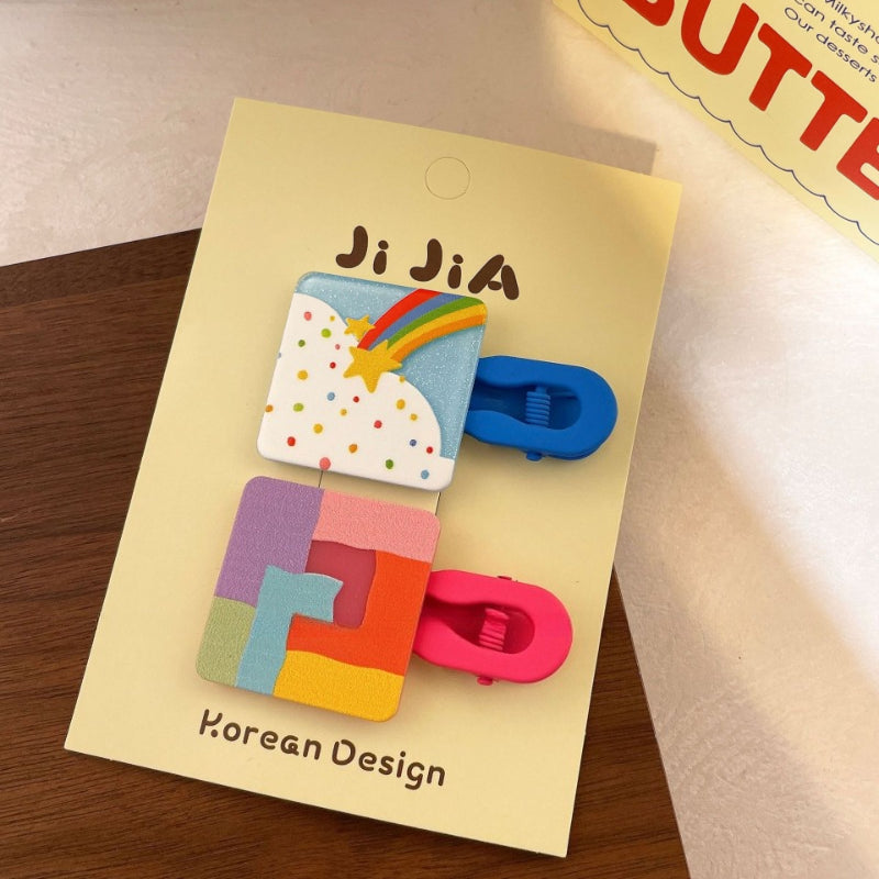 Geometric Cartoon Rabbit Hairpin - Modomu