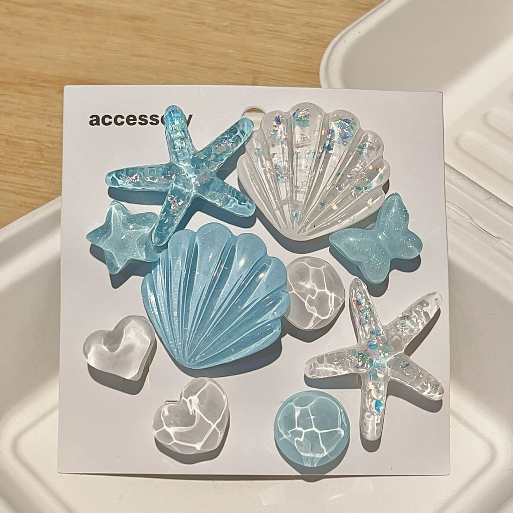 Seashell Starfish Charm Set