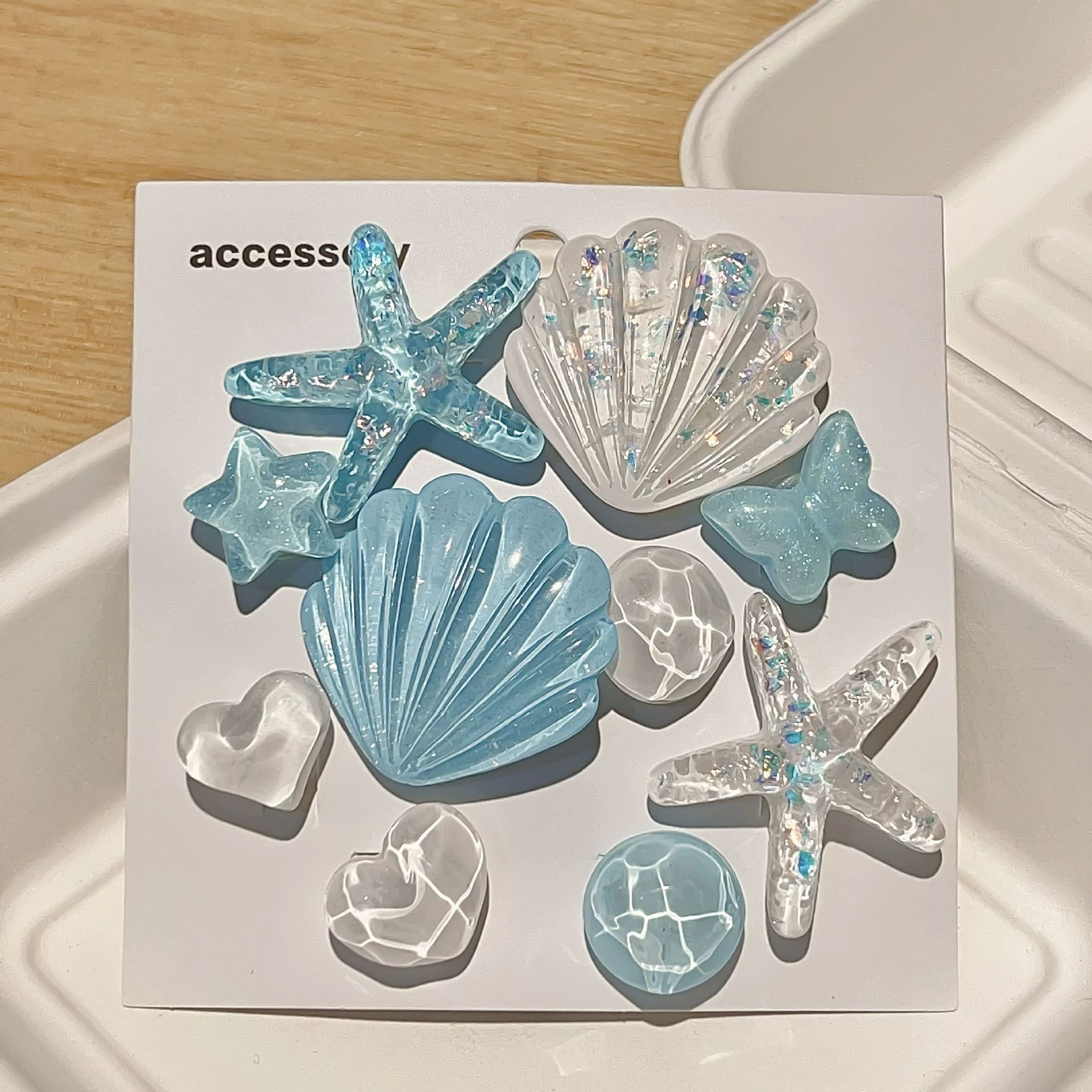 Seashell Starfish Charm Set