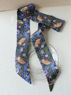 Art Print Narrow Silk Tie - Modomu