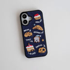 Embroidery Bread English Phone Case