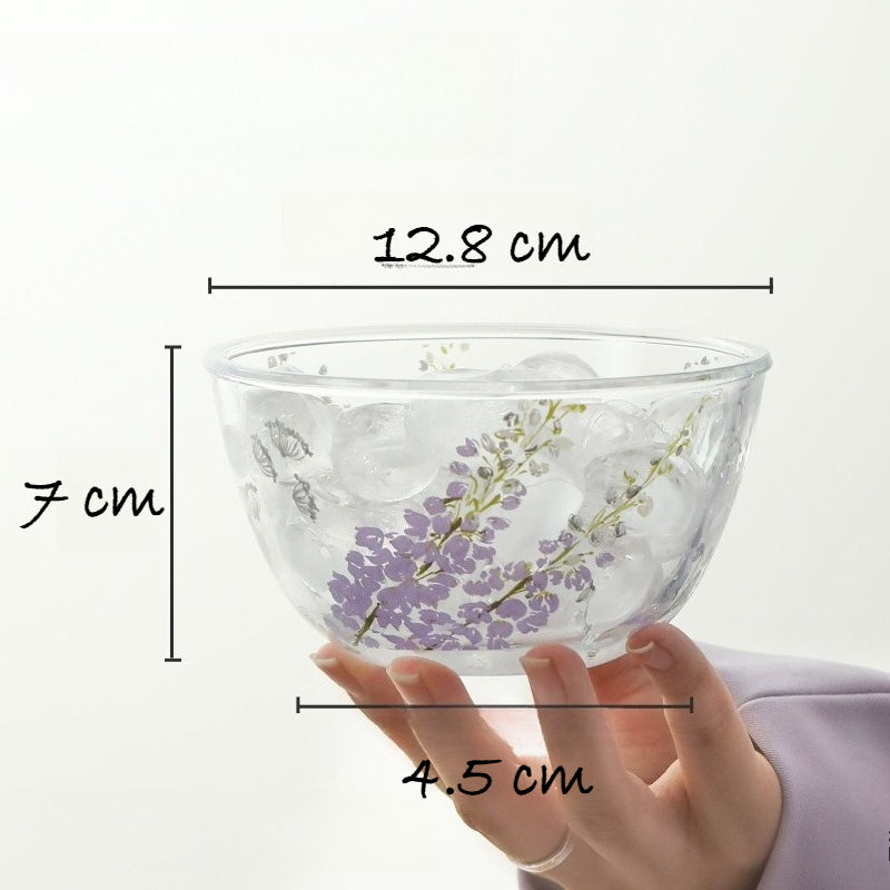 Botanical Print Salad Bowl