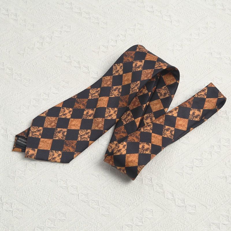 Retro Silk Look Mens Tie - Modomu