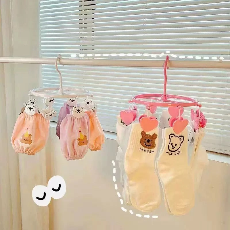 Strawberry Sock Clips Organizer