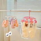 Strawberry Sock Clips Organizer