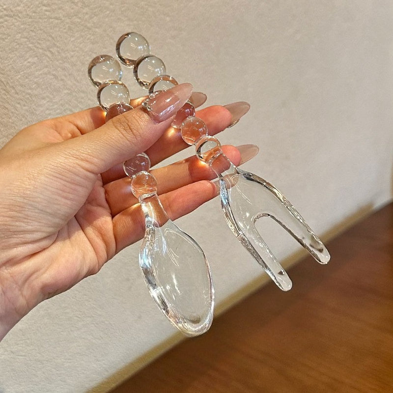 Beaded Handle Dessert Cutlery