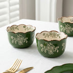 Carved Vine Flower Bowl