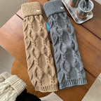 Heavy Knit Stacked Socks