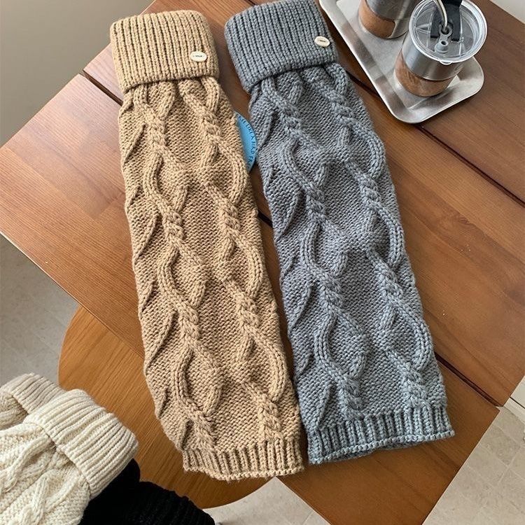 Heavy Knit Stacked Socks