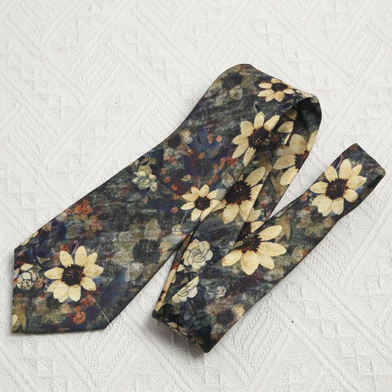 Retro Silk Look Mens Tie - Modomu