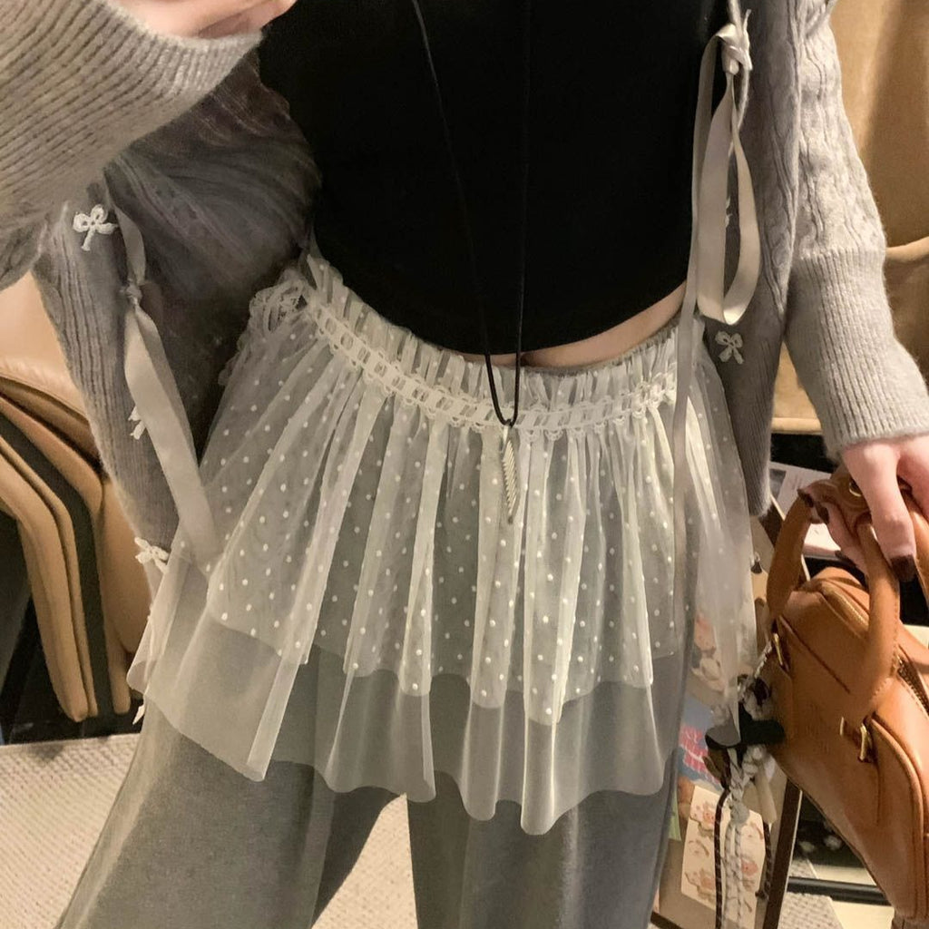 Plus Size Lace Mesh Dress - Modomu