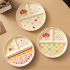 Cartoon Ceramic Grid Plate - Modomu